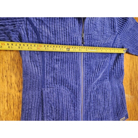 Woolrich Jacket Womens Kinsdale Ultra Violet Wide Wale Corduroy Full Zip Size M - Picture 10 of 11
